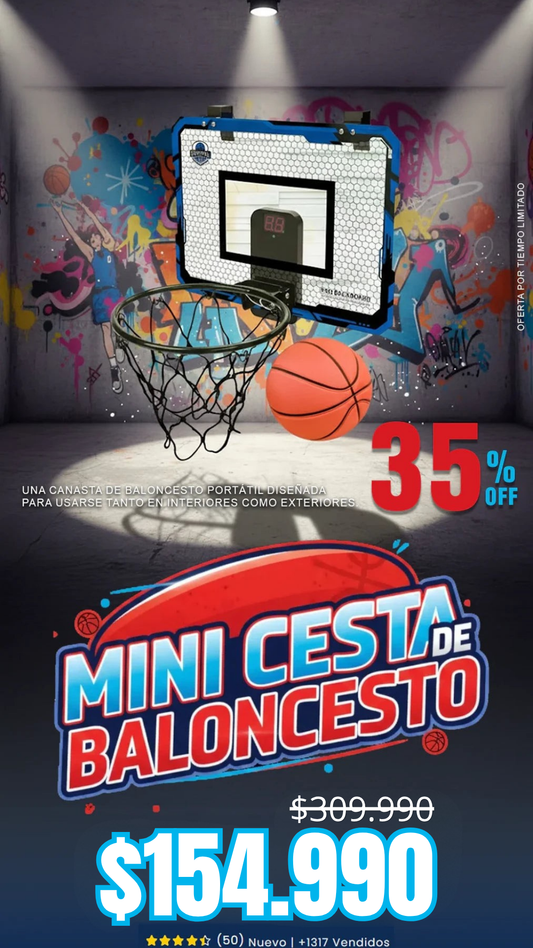 Mini Aro Baloncesto Electrónico