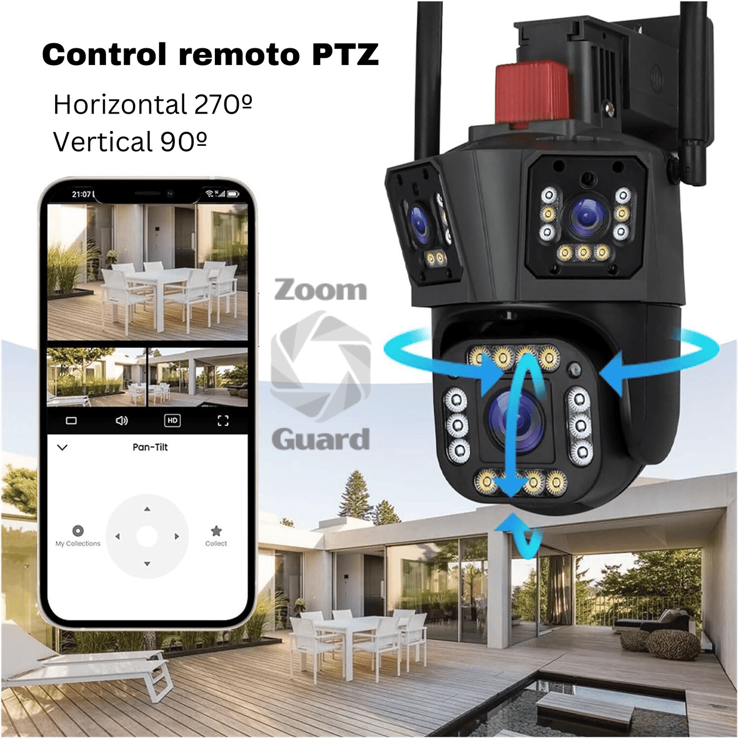 Zoom Guard Cámara de Seguridad WiFi + Memoria Ilimitada - [PROMOCIÓN DISPONIBLE SOLO HOY]
