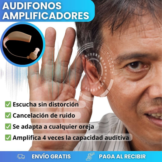 ⭐Audifono Amplificador Para Discapacidad Auditiva de Alta Calidad