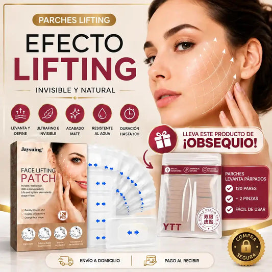 V-Lift Patch Cintas Faciales Reafirmantes 120 Piezas + Obsequio - Imagen 1