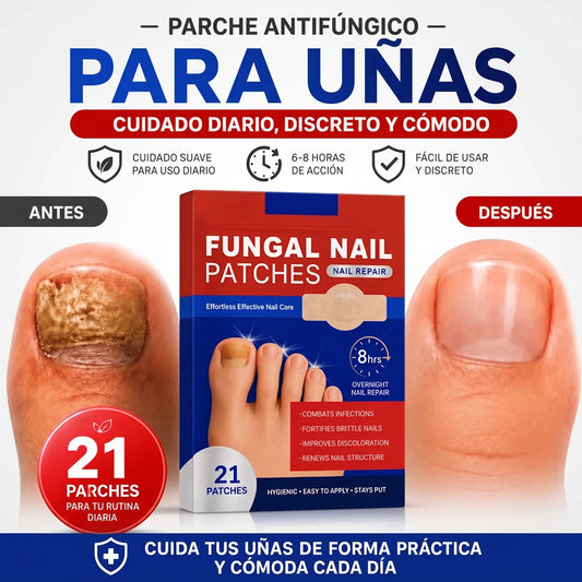 DermaPatch Pro Parches antifúngico para hongos (21 Unidades) - Imagen 1