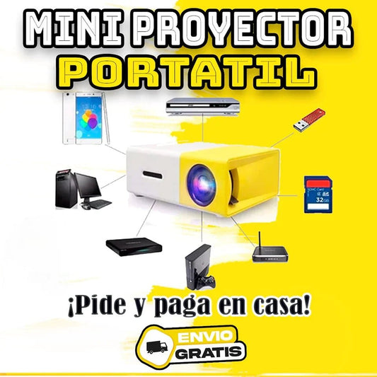 Mini Proyector LED Portatil - [PROMOCIÓN DISPONIBLE SOLO HOY]